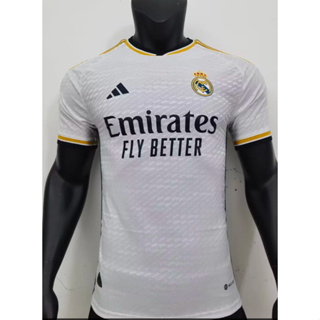 เสื้อกีฬาแขนสั้น ลายทีมฟุตบอล Real Madrid 2324 ชุดเหย้า