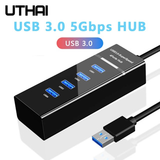 อะแดปเตอร์ฮับ USB 3.0 Hub 5Gbps ความเร็วสูง 4 พอร์ต สําหรับคอมพิวเตอร์ PC Expander QW23