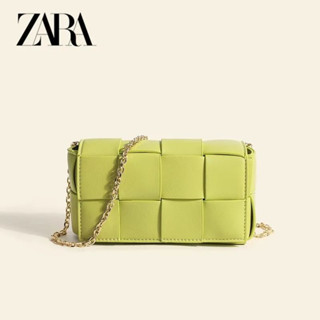 Zara ใหม่ กระเป๋าสะพายไหล่ สีมาการอง แฟชั่นสําหรับผู้ชาย ผู้หญิง