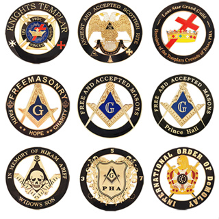 ป้ายสัญลักษณ์ Freemason MASON 7.5 ซม. สําหรับติดตกแต่งรถยนต์