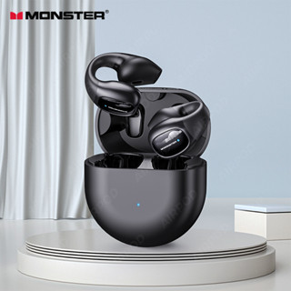 Monster Open Ear 200 ชุดหูฟังกีฬาไร้สายบลูทูธ 5.3 IPX7 กันน้ำไฮไฟไมโครโฟนตัดเสียงรบกวนสำหรับโทรศัพท์ Xiaomi IPhone