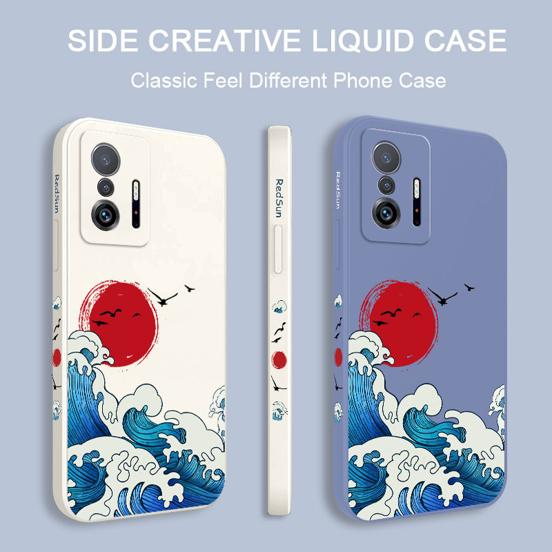Waves Splashing เคสโทรศัพท์สําหรับ Xiaomi Mi 15T 14T 13T รูปที่ 3