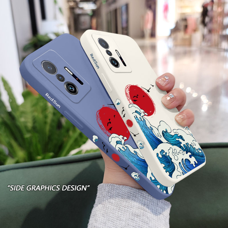 Waves Splashing เคสโทรศัพท์สําหรับ Xiaomi Mi 15T 14T 13T รูปที่ 4
