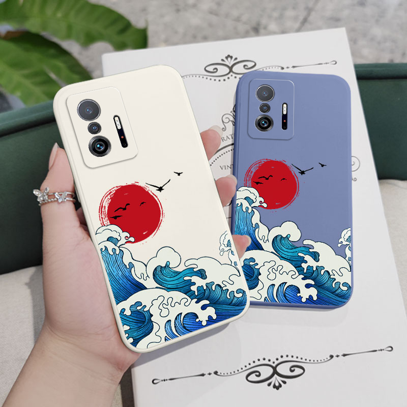 Waves Splashing เคสโทรศัพท์สําหรับ Xiaomi Mi 15T 14T 13T รูปที่ 5