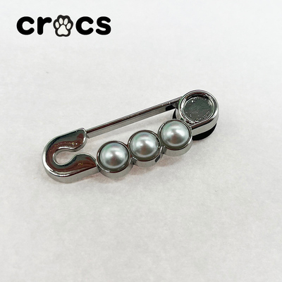 ที่เสียบรองเท้า ใหม่ jibbitz Crocs โลหะ ลายดอกไม้ สร้างสรรค์ อุปกรณ์เสริม สําหรับผู้หญิง 2023