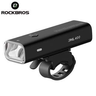 [Fulfilled by Shopee]Rockbros ไฟหน้า LED แบบชาร์จ USB สำหรับจักรยาน