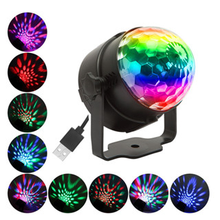 ไฟดิสโก้ Disco light ไฟเทค ไฟปาร์ตี้ ตามจังหวะ LED Party Light