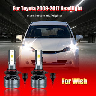 หลอดไฟหน้ารถยนต์ LED 4300K 6000K xpower Recomark สําหรับ Toyota Wish (NFL) Second Gen HB4 2 ชิ้น