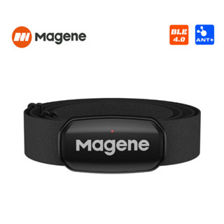 【รับประกันอย่างเป็นทางการ】Magene H303 เซนเซอร์วัดอัตราการเต้นของหัวใจ บลูทูธ ANT H64 HR พร้อมสายรัดหน้าอก โหมดคู่ สําหรับจักรยาน