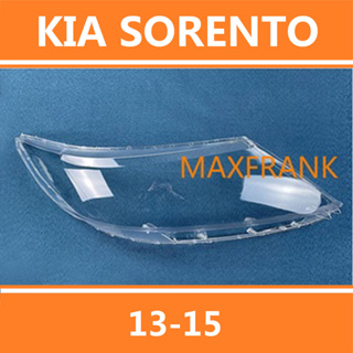 ฝาครอบไฟหน้ารถยนต์ สําหรับ Kia Sorento (13-15) 13 14 15 เลนส์ไฟหน้า  HEADLAMP COVER  HEADLIGHT COVER  LENS HEAD LAMP COVER ฝาครอบไฟหน้า / ฝาครอบไฟหน้าตรงรุ่น สำหรับ / ฝาครอบไฟหน้าสําหรับ / ฝาครอบเลนส์ไฟหน้า รถยนต์สําหรับ / เลนส์ไฟหน้า