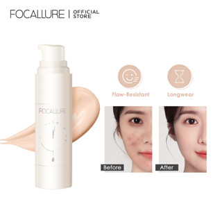 Focallure รองพื้นกันน้ํา ติดทนนาน bb รองพื้น ปกปิดเต็มรูปแบบ ทนต่อการตําหนิ แต่งหน้าหน้า