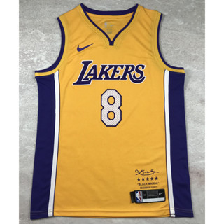 hot pressed nba Los Angeles Lakers No. 8 Kobe Bryant yellow V Retired version basketball jersey