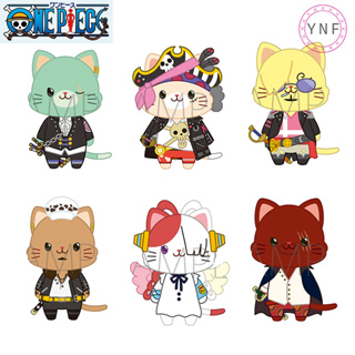 ของแท้ MOVIC จี้ตุ๊กตา One Piece Red Cat Eye Mask Luffy Zoro Law Sanji Shanks Uta ของเล่นสําหรับเด็ก ผู้ใหญ่ ของขวัญสะสม