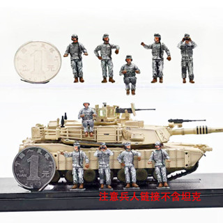 โมเดลฟิกเกอร์ทหาร US Armour Winter 1/72 5 ชิ้น