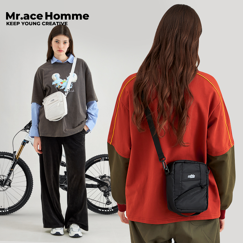 Mrace กระเป๋าสะพายไหล่ลําลอง ใส่โทรศัพท์มือถือได้ เหมาะกับการขี่รถ ...