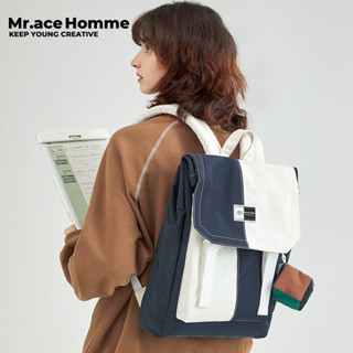 Mr.ace Homme Class Time Series Bag กระเป๋าเป้สะพายหลัง กระเป๋านักเรียน แบบพกพา แฟชั่นใหม่ สําหรับผู้ชาย Student Bag