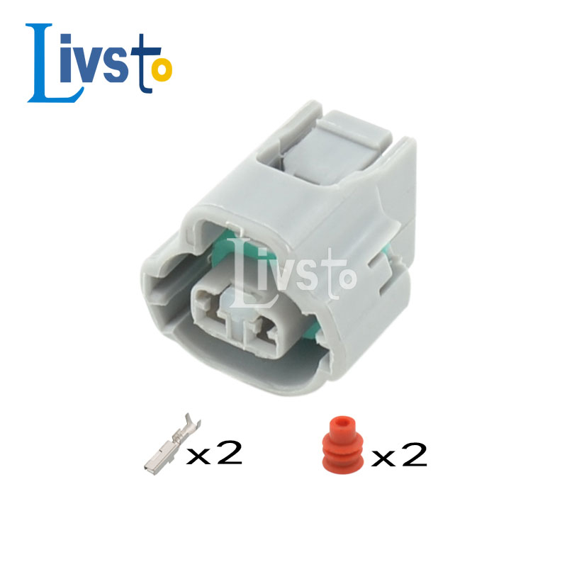 1 ชุด 2 ขา Perodua Myvi Viva Alza Kelisa Kenari VVTI Solenoid วาล์วเซ็นเซอร์ซ็อกเก็ต 2 ขา 7283-7526-400/90980-11162 G80