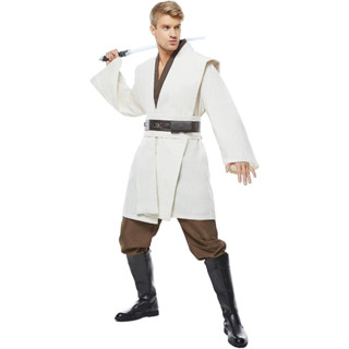 ชุดคอสเพลย์ Star Wars Obi-Wan Kenobi Jedi Tunic แฮนด์เมด