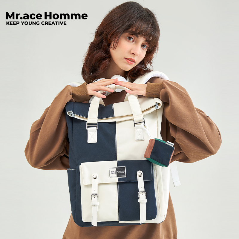 Mr. ace Homme Bee Series Backpack กระเป๋าเป้สะพายหลัง กระเป๋านักเรียน ...