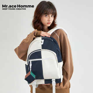 Mr.ace Homme Class Time Series backpack กระเป๋าเป้สะพายหลัง กันน้ํา สไตล์เกาหลี สําหรับผู้ชาย 14 นิ้ว Schoolbag