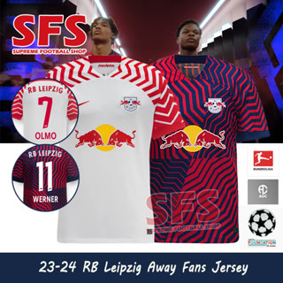 【SFS】เสื้อกีฬาแขนสั้น ลายทีมชาติฟุตบอล RBL Leipzig 23-24 ชุดเหย้า คุณภาพสูง ไซซ์ S-2XL