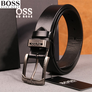 ▶พร้อมส่ง◀ Hugoboss เข็มขัดหนังวัวแท้ คุณภาพสูง สไตล์วินเทจ ธุรกิจ สําหรับผู้ชาย (กล่องของขวัญ)