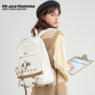 Mr.ace Homme Rabbit Series Backpack กระเป๋าเป้สะพายหลัง กันน้ํา สไตล์ญี่ปุ่น สําหรับผู้หญิง Student Bag