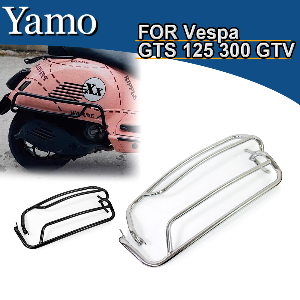 รถจักรยานยนต์เครื่องยนต์ยามชนบาร์บาร์กันชนป้องกันสําหรับเวสป้า GTS 125 300 GTV 2007-2023อุปกรณ์เสริม