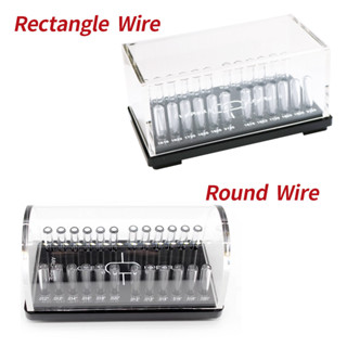 กล่องอะคริลิค ทรงกลม ทรงสี่เหลี่ยม สําหรับจัดเก็บอุปกรณ์ทันตกรรม Placing Box Wires