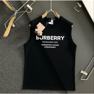 ใหม่ Burber เสื้อกั๊กลําลอง ผ้าฝ้าย แขนกุด สําหรับผู้ชาย ไซซ์ S-4XL