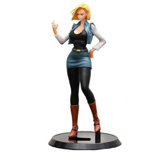 โมเดลฟิกเกอร์ PVC อนิเมะ Dragon Battle Android 18 Lazuli ของขวัญ ของเล่นสําหรับเด็ก