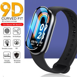 ฟิล์มกระจกกันรอยหน้าจอ 3D แบบนิ่ม สําหรับ Mi Band 8 Xiaomi Mi Band 8 7 6 5 4 3