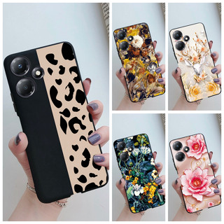 สําหรับ Infinix Hot 30 Play กันกระแทก กล้อง ฝาครอบป้องกัน ซิลิโคน TPU เคสนิ่ม