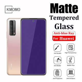 กระจกนิรภัย เนื้อแมตต์ ป้องกันแสงสีฟ้า สําหรับ Huawei Y7a Y6p Y9 Prime 2019 Y6 Pro Y7 Y9s Y7p Y8p Y5 Y9a Y5p Y5 Lite Y8s