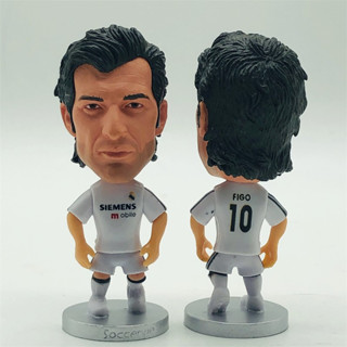 ฟิกเกอร์ตุ๊กตาฟุตบอล Real Madrid Player 10 Luis Figo สําหรับเก็บสะสม