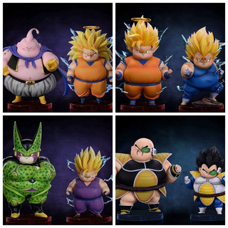 โมเดลฟิกเกอร์เรซิ่น รูป Saru Fat Buuu Gohan Goku Vegeta GK G5 สําหรับตกแต่ง