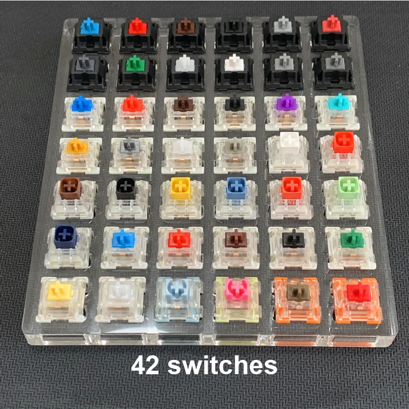 Cherry MX เครื่องทดสอบสวิตช์คีย์บอร์ด สีดํา สีน้ําตาล สีฟ้า สีแดง