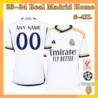 R-M เสื้อเรอัลมาดริด Home 23-24 ขนาด S-4XL เสื้อผู้ชาย