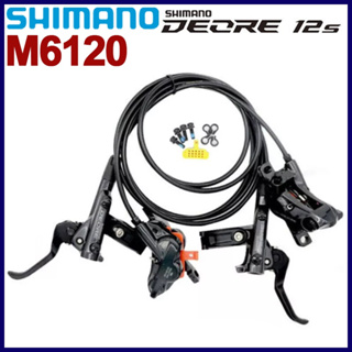 Shimano DEORE M6120 ชุดดิสก์เบรกไฮดรอลิค D03S 4 ลูกสูบ สําหรับจักรยานเสือภูเขา