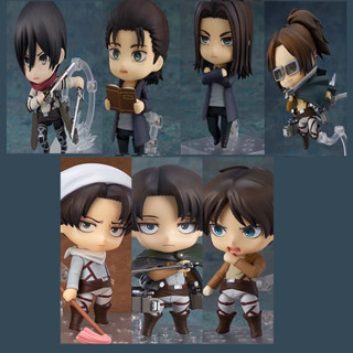 ฟิกเกอร์ Attack On Titan Action Figure Eren Levi Ackerman Nendoroid สําหรับตกแต่งบ้าน