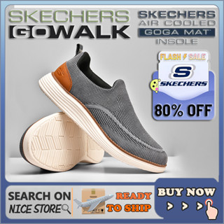 [penghantaran Ekspres] ]Skechers_GO-Walk รองเท้าโลฟเฟอร์ ผ้ายีน สลิปออน น้ําหนักเบาพิเศษ