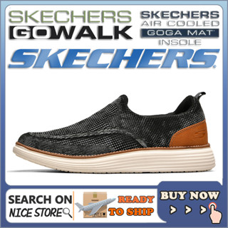 [penghantaran Ekspres] ]Skechers_GO-Walk รองเท้าผ้าใบลําลอง ผ้ายีน ระบายอากาศ เหมาะกับการเล่นกีฬา