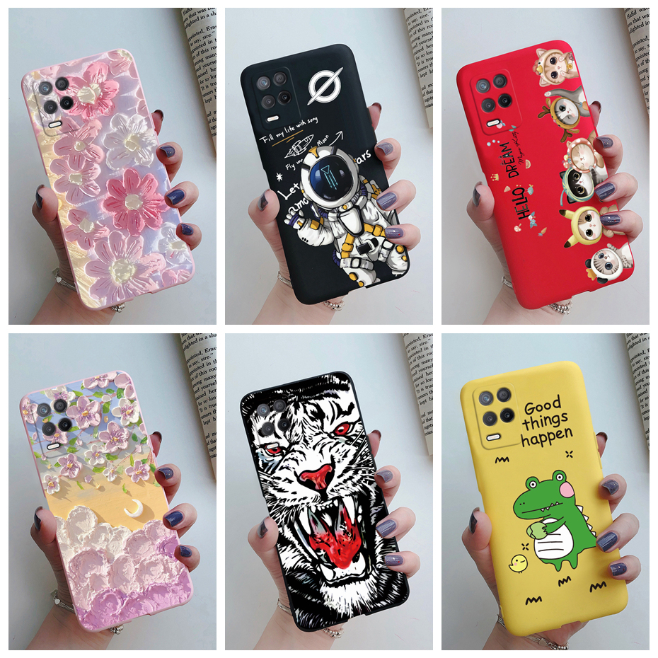 เคสโทรศัพท์มือถือ ซิลิโคนนิ่ม TPU ลายน่ารัก สีแคนดี้ สําหรับ Realme 8 5G RMX3241 Realme8 5G 2021