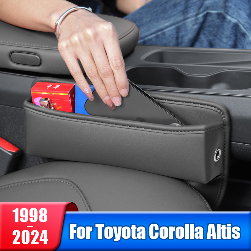 รถที่นั่งรอยแยกกล่องเก็บสําหรับ Toyota Corolla Altis E90 E100 E120 E130 E140 E170 E180 1988 ~ 2023 2