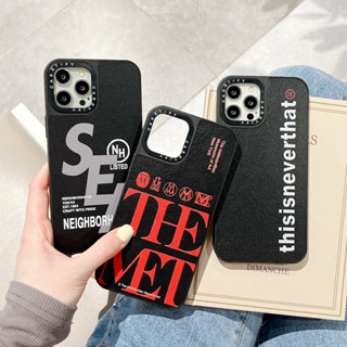 Thisisneverthat เคสโทรศัพท์มือถือหนัง สําหรับ iphone X Xs XR XsMax 11 12 13 14 pro promax