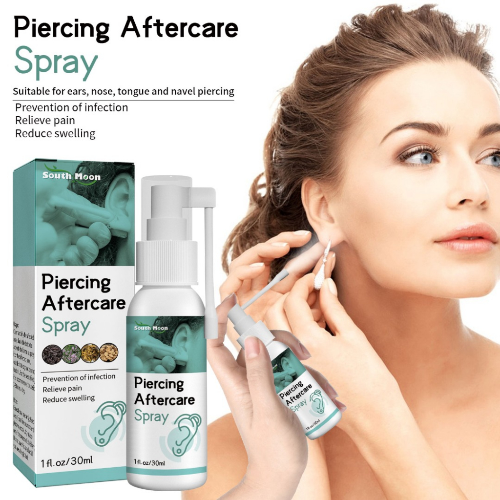 Piercing Aftercare Spray สเปรย์ดูแลแผลต่างหูน้ํายาทําความสะอาด Fine Mist