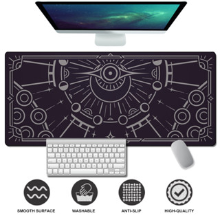 Deep sea Octopod แผ่นรองเมาส์เล่นเกม ขนาดใหญ่ เย็บขอบ DESKMAT