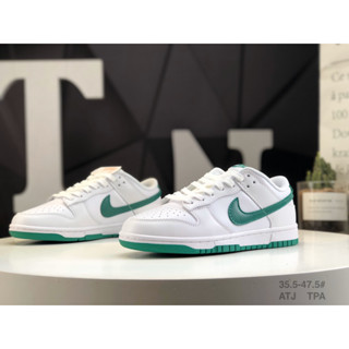 Newfree gift Low "Boston Celtics" รองเท้าผ้าใบลําลอง สําหรับผู้ชาย สีขาว สีเขียว เหมาะกับการวิ่ง