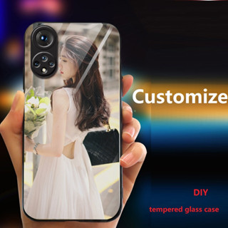 Zz เคสโทรศัพท์มือถือแบบแก้ว ลาย Diy Your Own สําหรับ huawei P30 P20 lite P10 plus P40 pro mate 20 pro 20X 10 pro 30