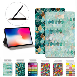 Case for Samsung Tab A7 SM-T500 T505 Fancy Lattice Leateher Protective Cover T860 S5e T720 S6 A7 Lite T220 T225 Tab A 2019 T510